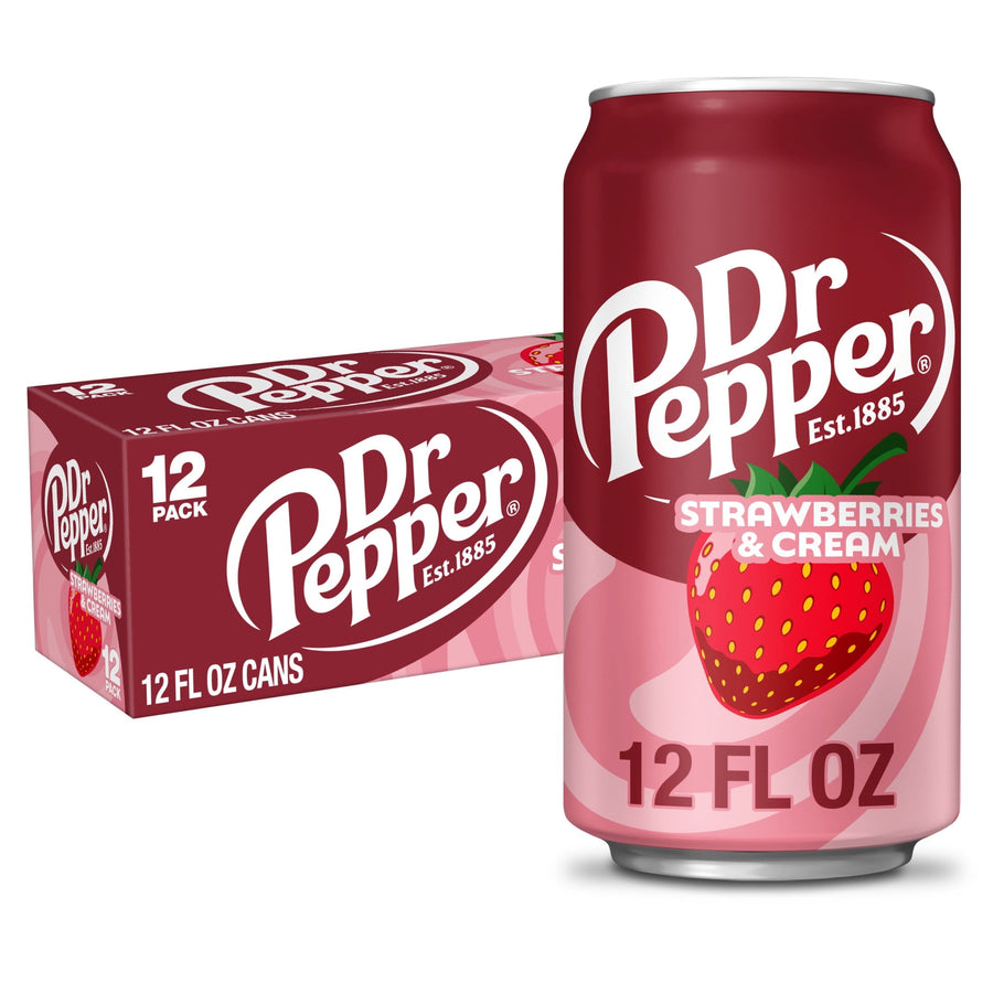 Dr Pepper Strawberries & Cream Soda - Fresh Ready